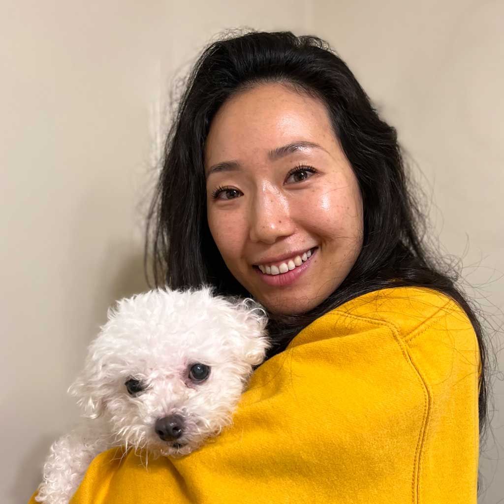 dog sitter with maltipoo